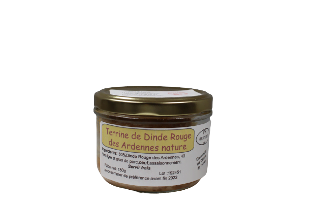 terrine dinde rouge nature