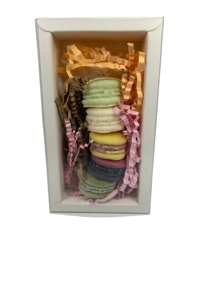macarons à brûler fleurs